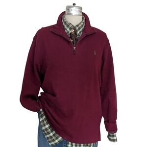 Polo Ralph Lauren Estate Rib Quarter Zip Sweater Size Medium